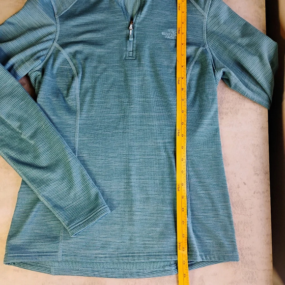 The North Face Fleece Lined Active Outdoor Pullover Sweater Turquoise Size Small - Picture 12 of 14